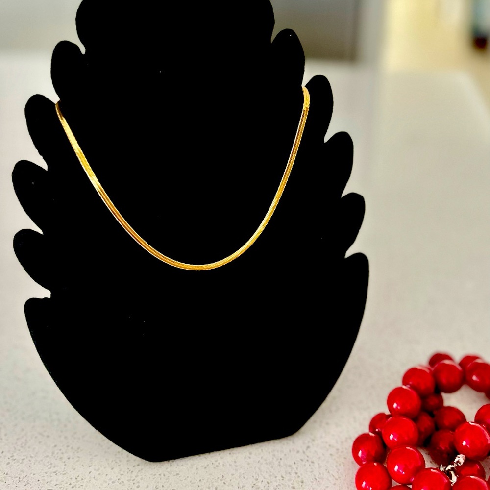 Golden necklace